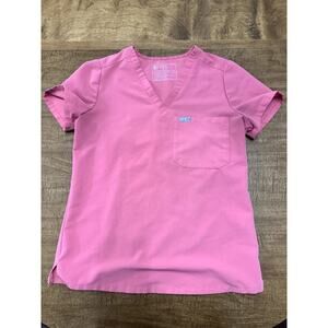 Figs Catarina Scrub Top Pink XS